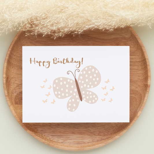 Simple Butterfly Birthday Card