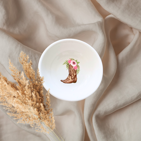 Cowgirl Boots Jewelry Dish